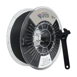 Nylon-Carbone Fiber PA6-CF Filament 1.75mm, Black, 1kg