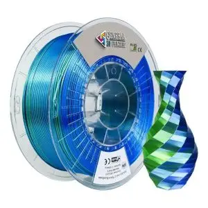PLA Silk Dual Color Filament for 3D Printers,1kg