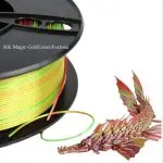 gold green fuchsia pla filament